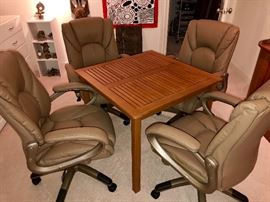 Teak table