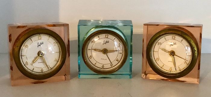 Vintage Sheffield Jewelled clocks from West Germany