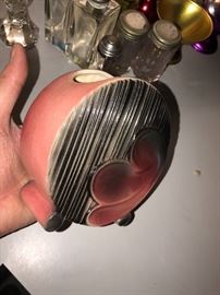 Really cool MCM vase, pink and black
