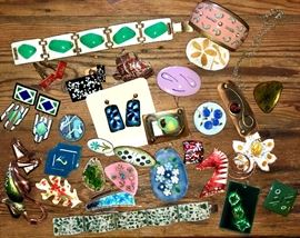 Enameled copper and silver