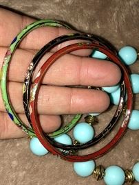 Enamel Asian bangles