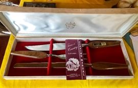 Vintage boxed Town and Country Carving Set