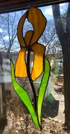 Stained glass window art