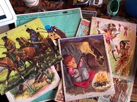 Children’s vintage puzzles