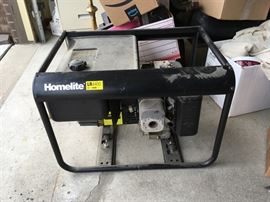 This is a Homelite generator in working condition.