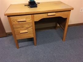 A vintage old oak desk!