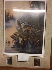 One of two signed prints by Derk.