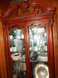 China cabinet lots of fine china
