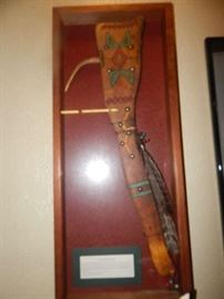 Indian artifact Gunstock war club