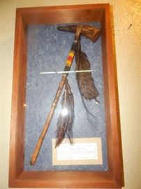 Indian artifacts Buffalo rattle