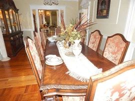Formal dining table 8 chairs