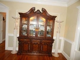 Large china cabinet fine china