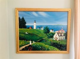 Sally Caldwell Fisher - 33x28 Giclee on Canvas "Island in Bloom"
