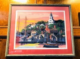 Don Russell Serigraph "Nantucket" 21x25