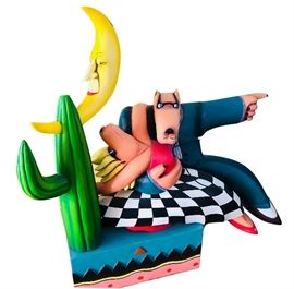 Markus Pierson Sculpture "A Passion that Kills" 22" high. Signed. Includes Certificate of Authenticity.