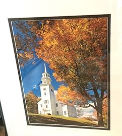 Strafford Town House Church, Vermont Signed Numbered 4/250 Jeffrey Newcomer