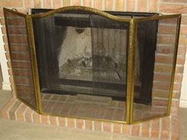 Fireplace screen