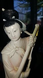 Large 12" Ivory Figurine