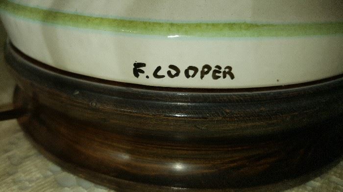 Frederick Cooper Lottery Lamp