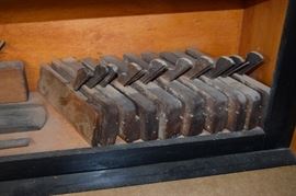 Antique Planers. 1854 Ohio Tool Company Molding Planers