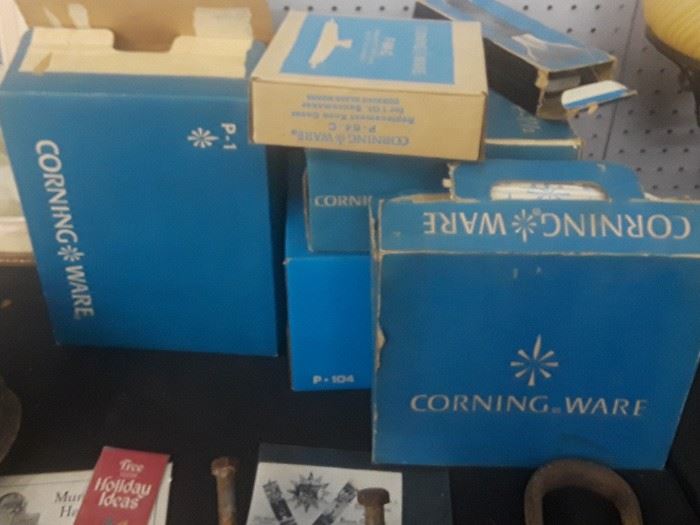 Vintage CorningWare in original boxes