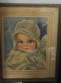 Vintage Baby Print