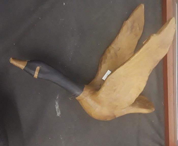 Antique paper mache goose