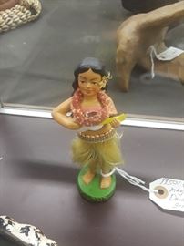 1950s hula dashboard girl