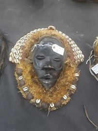 Antique African death mask