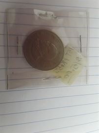 First President of Kenya Coin 