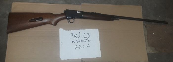Winchester Model 63 22 cal