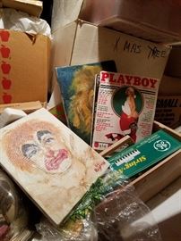Clown art and Playboys
