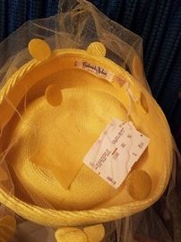 Vintage Frederick & Nelson hat with dead stock tag