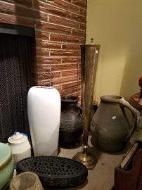 Stone jugs and urns