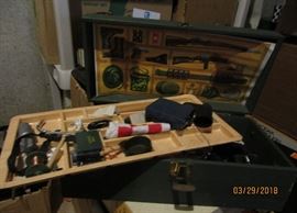 GI JOE trunk and accessories