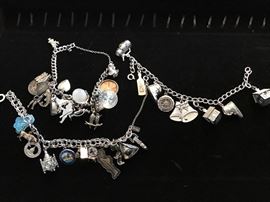 Sterling silver Charm bracelets