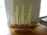 HAND CRAFTED WOODEN SHIP