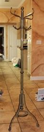 Brass coat rack