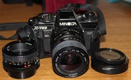 Vintage minolta camera