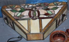 stained glass light fixture