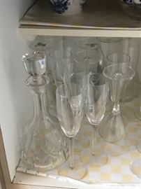 Nice stemware, glassware and kitchenware