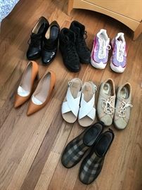 Gently worn shoes and clothing