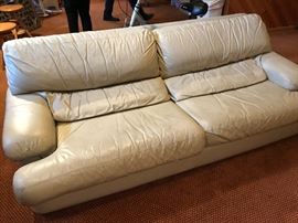 Leather man cave furniture