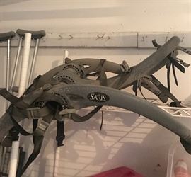 Car bicycle holder/rack