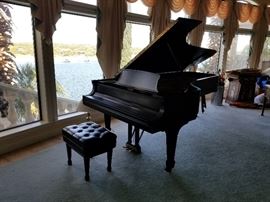 Steinway 1964 concert grand piano, model D. All original parts.