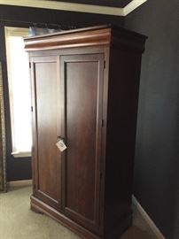 Armoire. Measures about: 78" H, 40" W, 21" D