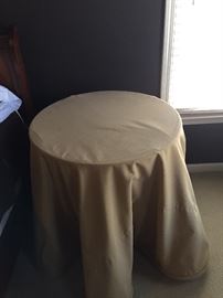 Custom table cover only (pair of these) - table not for sale