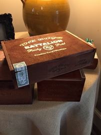 Cigar boxes - no cigars