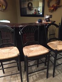 Set of 3 bar stools
