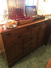 Flatware Sets and Sideboard